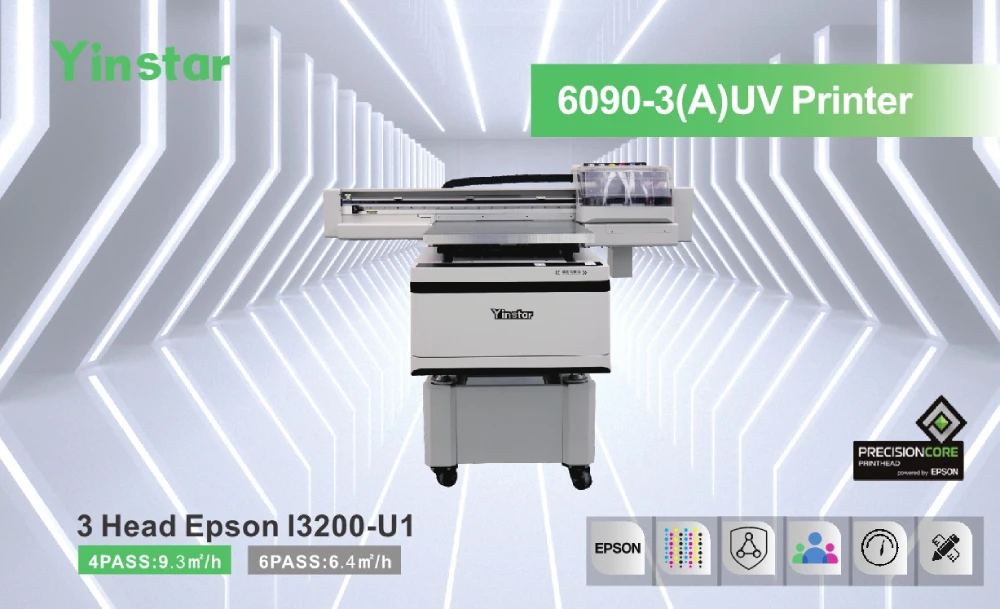 6090-3A UV Flatbed Printer