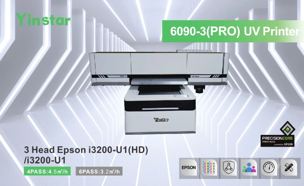 6090-3PRO UV Flatbed Printer