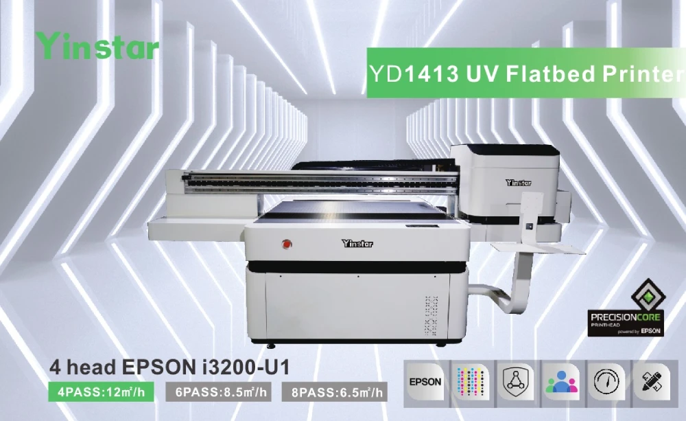 YD1413 UV Flatbed Printer