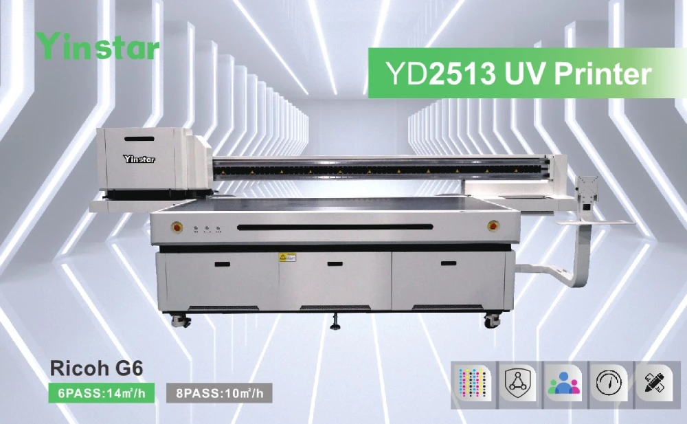 YD2513 UV Flatbed Printer