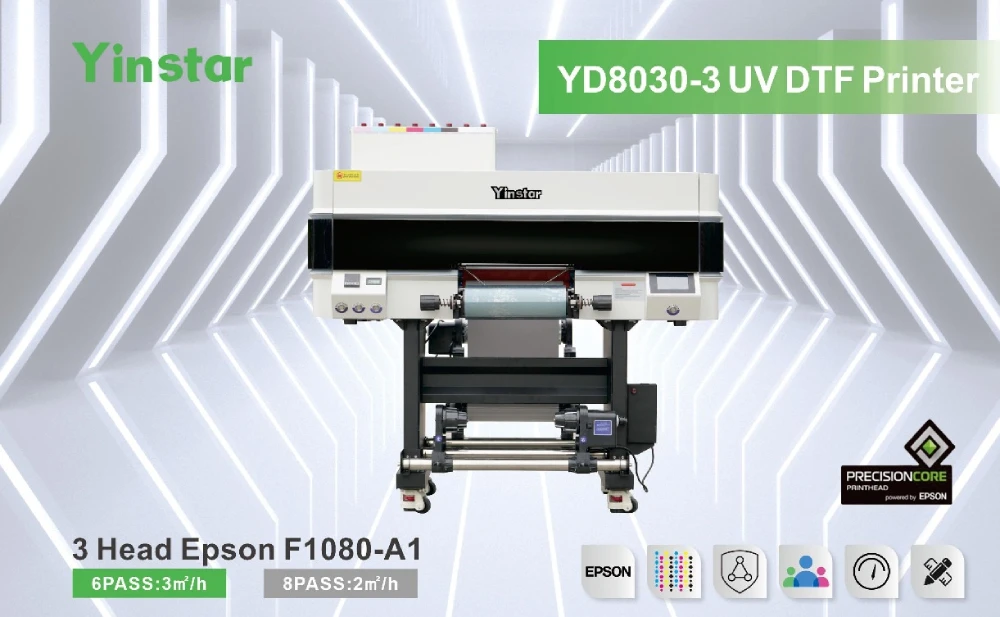 YD8030-3 UV DTF Printer