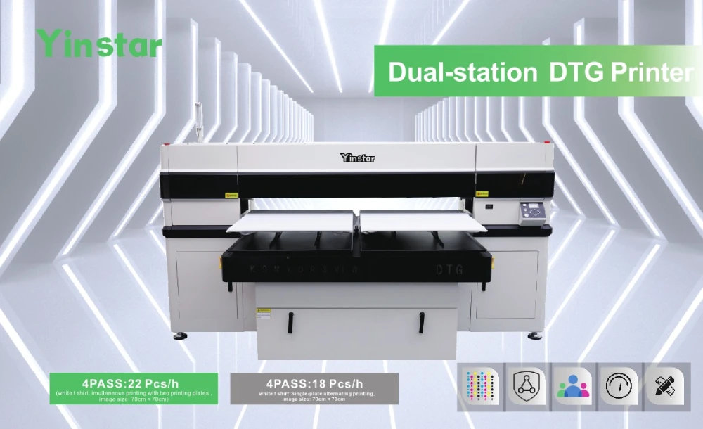 Yinstar Dual-Station DTG Printer